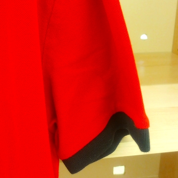 PUMA AC Milan 1899 Red Polo Shirt Size L EUC - Picture 6 of 8